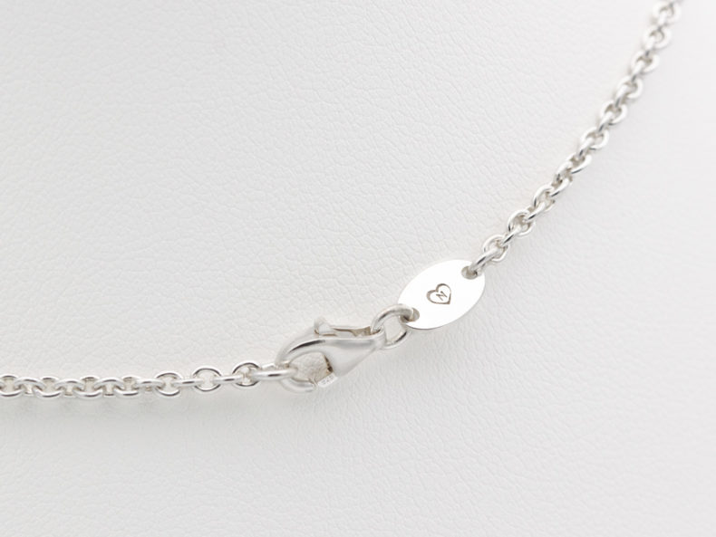 Sterling silver anchor chain clasp
