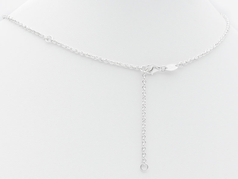 Anchor chain in sterling silver, clasp